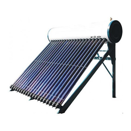 يتكون نظام سخان المياه بالطاقة الشمسية المنفصل المضغوط من لوحة تجميع الطاقة الشمسية المسطحة ، وخزان المياه الساخن العمودي ، ومحطة الضخ ، ووعاء التوسع